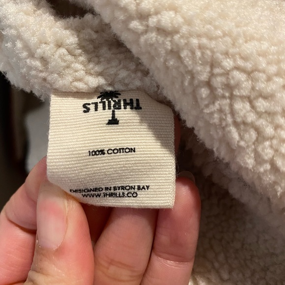 Thrills Bianca cord jacket in dark red - Picture 8 of 8